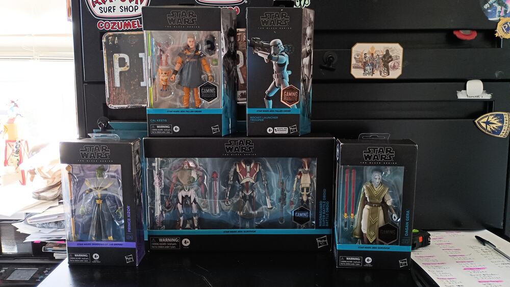 Star Wars Black Series Jedi Fallen Order Survivor NEW IN BOX Kestis Droids
